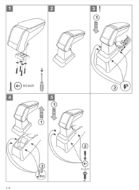 Armrest Peugeot 208 and 2008   2020>   / Armster S Black