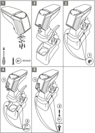 Mittelarmlehne Chevrolet Aveo 2011-2020