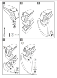 Armrest Mazda CX-3 2015>  / Armster 2 Black