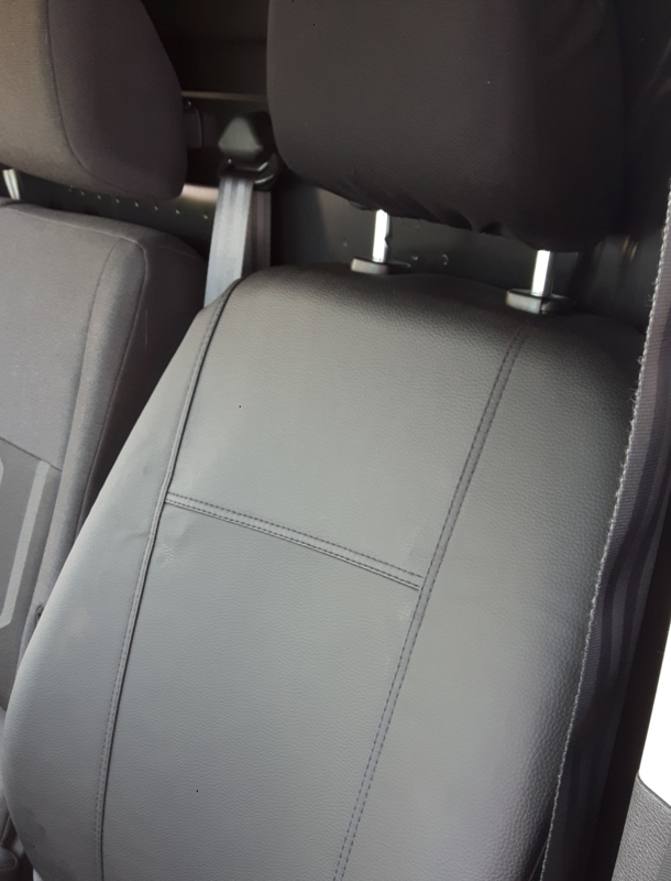 Passform Autositzbezüge Mercedes Vito 447 für 2 x Einzelsitz vorne (1+1)  aus KUNSTLEDER Bj 2014-heute, Massgeschneiderte Sitzbezüge für Mercedes  Vito - Viano