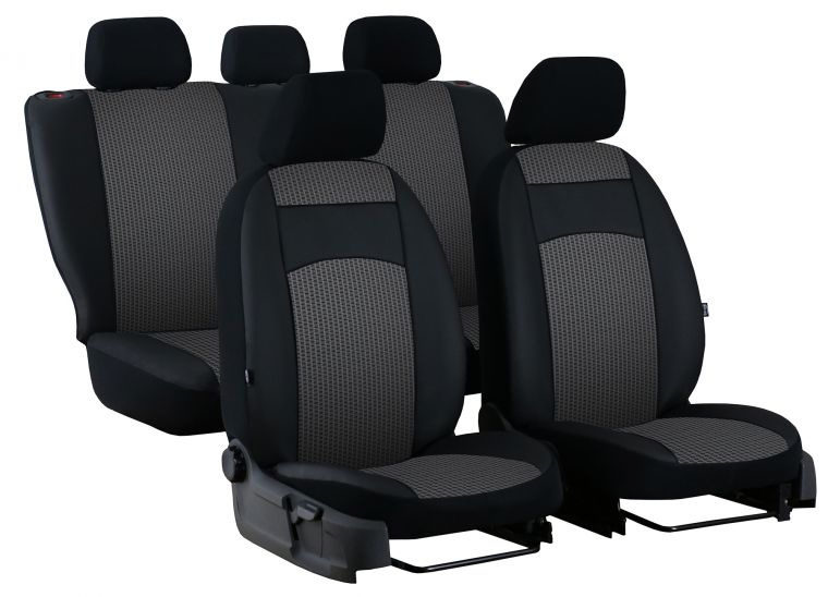 Passform Autositzbezüge ROYAL für VW STOFF+KUNSTLEDER, Massgeschneiderte  Sitzbezüge für VW