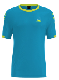 Padl Extreme t-shirt ocean blue/fluo yellow