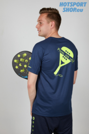 T-shirt Padel For Life donkerblauw