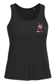 K3024 Tanktop zwart dames