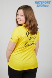 T-shirt Padel Queen geel