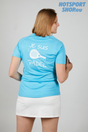 T-shirt Padel Je Suis Padel blauw