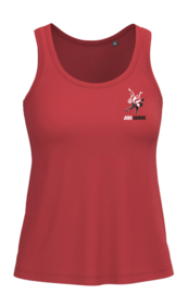 K3024 Tanktop rood dames