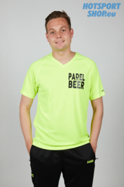 T-shirt Padel and Beer fluo geel