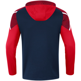 6722/909 Sweater met kap Performance