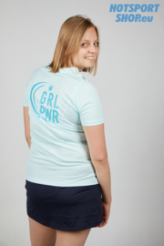 T-shirt Girl Power blauw