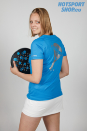 T-shirt Padel my life is padel blauw