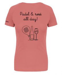 T-shirt Padel & rosé all day