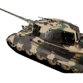 Heng Long 1/16 RC Kingtiger camo Henschel Turret BB+IR (Metal Tracks) (Camo) (HengLong Torro-Edition BB+IR)