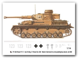 EP 1606 Panzer IV F2 5 Pz. Reg 21. Pz. Div DAK