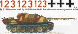 EP 1794 Jagdpanther 2 sch. Pz.Jaeg. Abt 654 Grafenwaehr 44