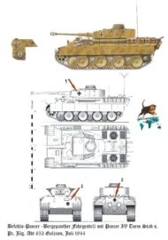 EP 2443 Befehls-Panther s.Pz.Jäg.Abt. 653 Galizien