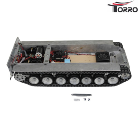 Leopard 2A6 ongespoten metalen onderbak incl. elektronica