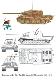 EP 2445 Jagdtiger s.Pz. Jäg Abt 653, Neustadt