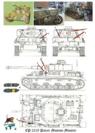 EP 2359 Panzer IV Ausf F Museum Munster schaal 1:16