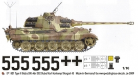 EP 1821 Tiger II Stab/s.SS Pz.abt 502 Stubaf Kurt Hartrampf