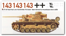 EP 1381 Panzer III Ausf. L S. Pz Abt. 504 Tunesien 1943