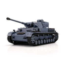 Heng Long 1/16 RC PzKpfw IV Vers. F2 grey BB+IR (Grey) ( Heng Long 1/16 RC PzKpfw IV Vers. F2 grey BB+IR)