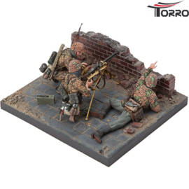 1/16 WWII German MG34 Team