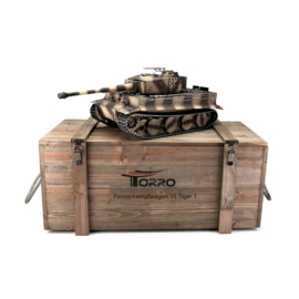 Torro 1/16 RC Tiger I Late Vers. desert BB Smoke (Cannon smoke at firing) (Torro Pro-Edition BB_
