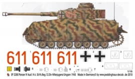 EP 2280 Panzer IV Ausf. H Hitlerjugend, Ungarn 45
