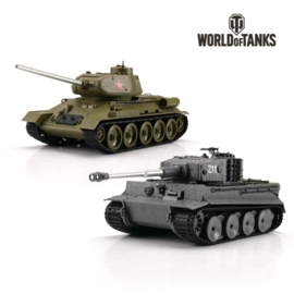 World of Tanks 1/30 RC Tiger I + T-34/85 IR