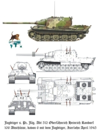 EP 2448 Jagdtiger s. Pz. Abt 512 Oberfäh. Rondorf