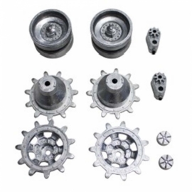 Drive and idler wheels - Set of metal for Leopard 2A6