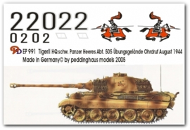 EP 0991 Tiger II HQ Schw. Heeres Panzer Abt 505