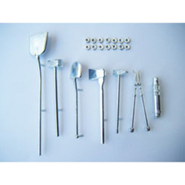 7-pcs metal tool set for Tiger I. scale 1:16