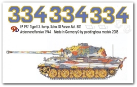 EP 0997 Tiger II 3. Kom. schw. Heeres Pz Abt. 501