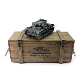 Torro 1/16 RC PzKpfw III Ausf. L grey BB (grey) (Torro Pro-Edition BB)