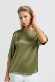YAYA Oversized satijnen Shirt/blouse