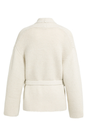 YAYA Overslag vest met lange mouwen