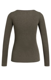 YAYA Top met lange mouwen en ronde hals