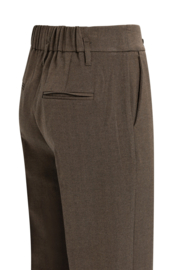 YAYA Geweven gestructureerde rechte broek