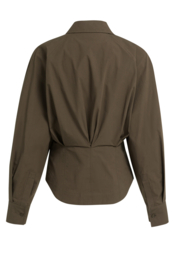 YAYA Blouse met tailleaccent en plooien