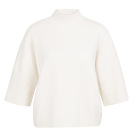 YAYA Sweater met rib mouwen