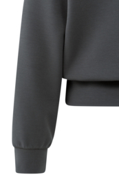 YAYA Raglan sweatshirt met fijne ribstructuur en ronde hals