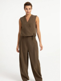 YAYA Geweven gilet met overslageffect