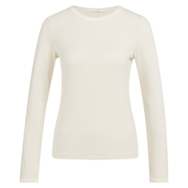 YAYA Gestreepte top met lange mouwen en ronde hals