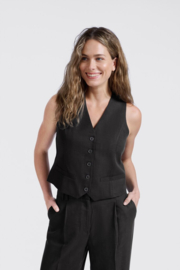 YAYA Linen mix Gilet