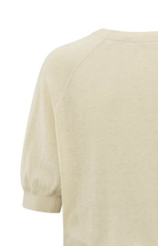 YAYA Raglan trui met korte mouw