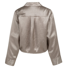 YAYA Crinkle blouse met koord