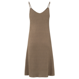 YAYA Strappy jurk met texture