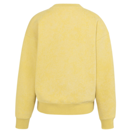 YAYA Sweater van stevige stof met gewassen effect